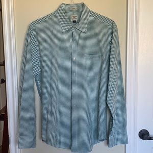 J. Crew Slim Fit Cotton Gingham Button Down